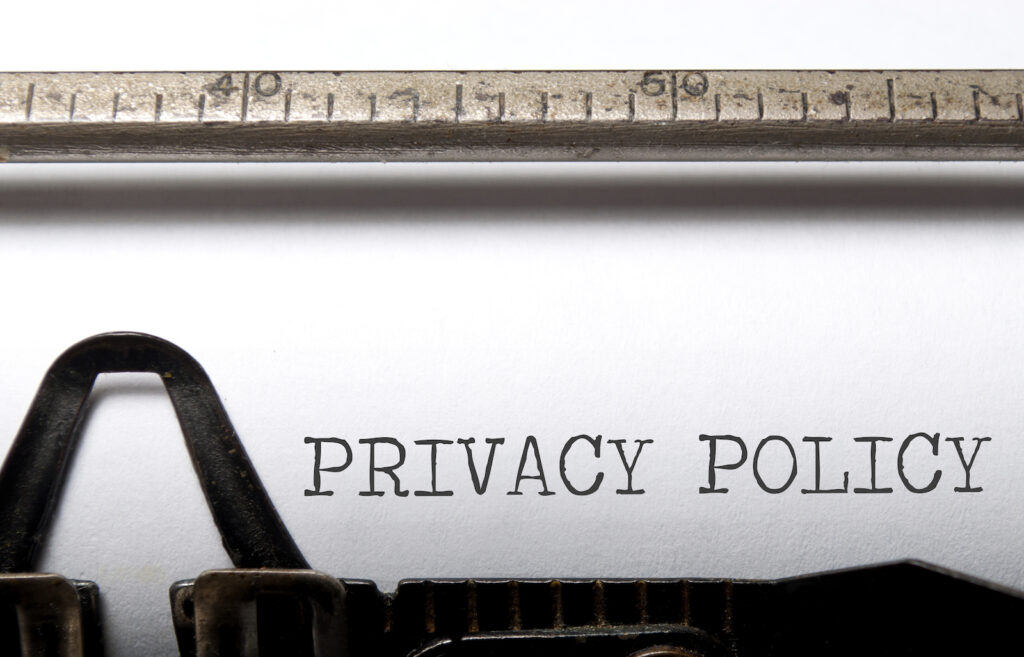 Privacy Policy Document for Giraffe Scaffolding outlining data collection and protection practices.